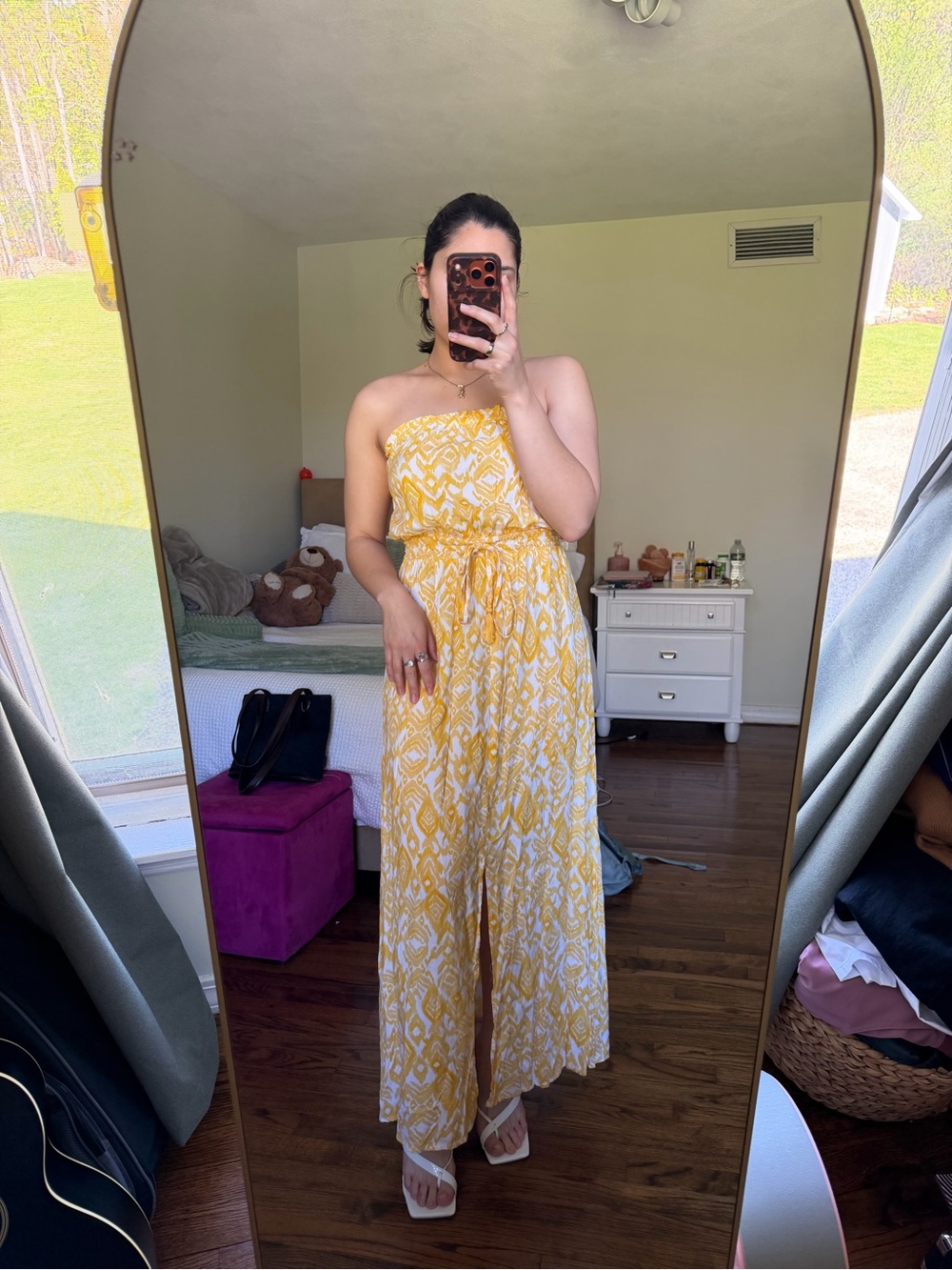 Jessica Simpson yellow sundress